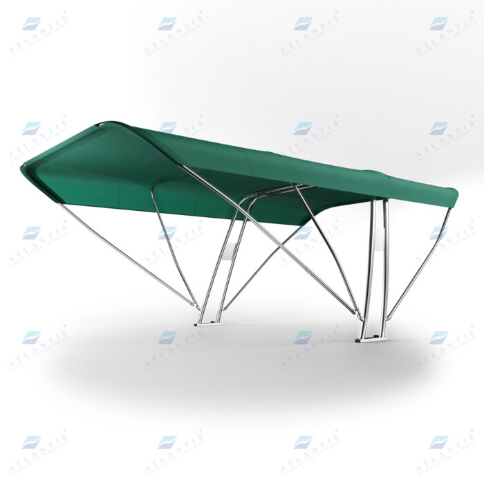 ROLL-BAR IN ACCIAIO INOX CON TENDALINO A PRUA E A POPPA